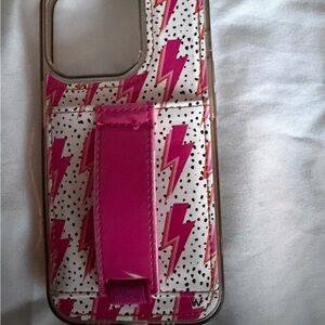 Vibrant Pink Lightning Phone Case